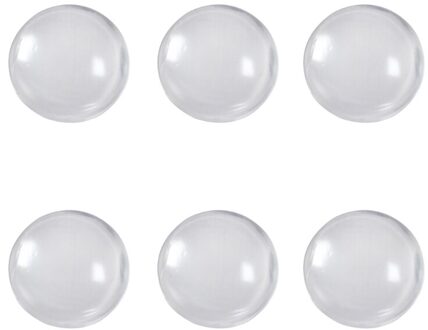 6 Pcs Transparante Deur Stoppers Muur Bescherming Veiligheid Schokdemper Deurklink Bumper Muurstickers Protectors Rubber