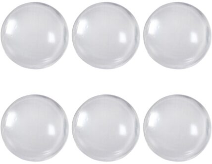 6 Pcs Transparante Deur Stoppers Muur Bescherming Veiligheid Schokdemper Deurklink Bumper Muurstickers Protectors Rubber