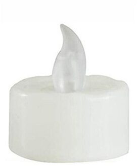 6 pcs Vlamloze Geel Flicker Tear Wax Kaars Mini Battery Operated Thee Lichten Realistische Led Thee Licht Kaars #3 $