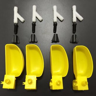 6 pcs vogels drinker kooi accessoires water automatische levert bowls duif kwartel plastic kom automatische water gevogelte drinken