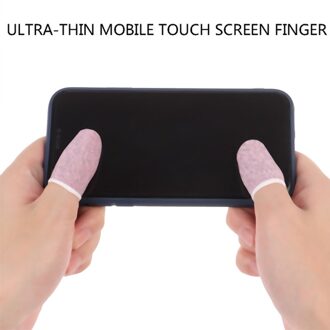 6 Pcs Zweet-Proof Mobiele Game Duim Vinger Mouw Touch Screen Gevoelige Handschoenen
