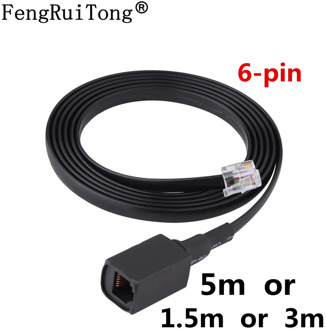 6-Pin Removable Separation Handheld Mic Extension Cable Cord For Yaesu Radio FT7800 FT7900 FT8800 FT100D 400DR Walkie talkie