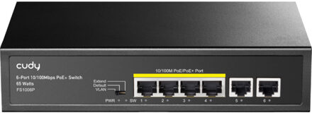 6-Port 10/100M PoE+ Switch Switch