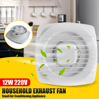 6'' Pull Rope Exhaust Fan Extractor Fan Ventilation Kitchen Bathroom Toilet Small Air Conditioning Appliance 220V 12W Low Noise