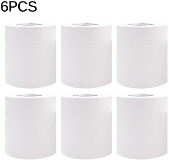 6 Rolls Toiletpapier Huishouden Papierrol Dikke 4 Lagen Wc Roll Papieren Handdoek Toiletpapier Papierrol Huid-vriendelijke Pliabl