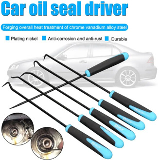 6 Sets of 240mm Automobile Oil Seal Screwdrivers O-ring Gasket Washer Puller Uncoupling Tool