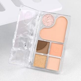 6 Shade Eyeshadow Palette - #01 Apricot Mood #02 - 12.5g