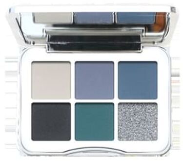 6 Shades Matte Eyeshadow Palette - Double Beauty #AT02 - Double Beauty