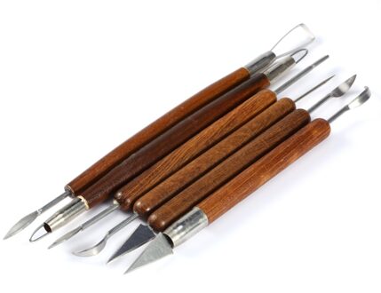 6 stks Klei Beeldhouwen Set Wax Carving Aardewerk Gereedschappen Shapers Polymeer Modellering diverse aardewerk clay sculpting gereedschap set