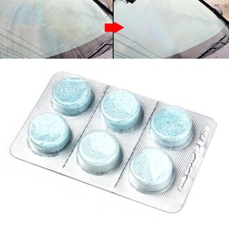 6 Stks/pak Auto Solide Ruitenwisser Fijne Seminoom Ruitenwisser Auto Voorruit Cleaning Glasreiniger Auto Auto Window Cleaning Auto Styling