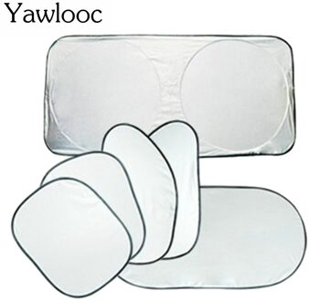 6 Stks/partij Auto Accessoires Car Window Zonnescherm Voorruit Visor Cover Block Voor Window Zonnescherm Uv Beschermen Auto Venster film