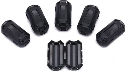 6 stks/partij Clip On EMI RFI Noise Ferrietkern Filter Voor 7mm Kabel N3