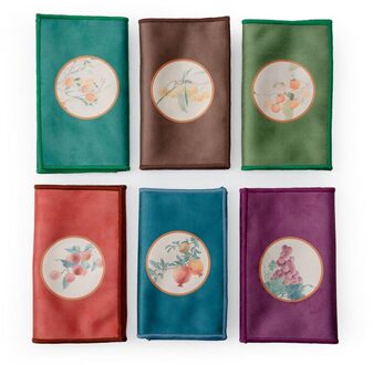 6 Stks/partij Hoogwaardige Thee Handdoeken Dikke Servetten Sterke Absorberende Serveren Theewaar Mat