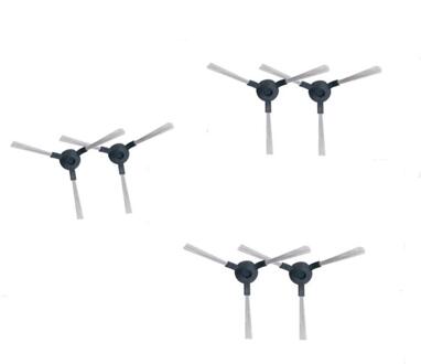 6 stks/partij Robot Stofzuiger Borstels Zijborstel voor Midea VCR01 VCR12 Robotic Robot Stofzuiger Onderdelen Accessoires