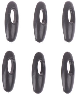 6 Stks/partij Sjaal Hijab Pinnen Veiligheid Pin Plastic Meisjes Kids Dames Haar Dressing zwart