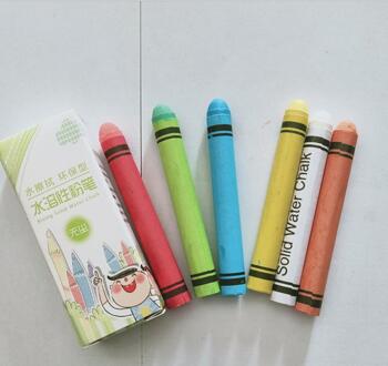 6 Stks/partij Stofvrij Krijt Pen Tekening Krijt Voor Schoolbord Stationaire Kantoor Schoolbenodigdheden Accessoires