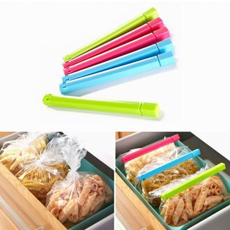 6 Stks/partij Voedsel Snack Sealing Zak Clips Sealer Klem Kids Keuken Tool Verse Houden Afdichting Clips Keuken Accessoires