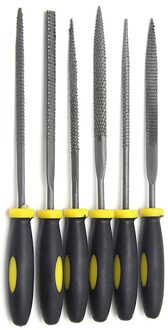 6 Stks/set 140Mm Mini Metalen Filing Rasp Naald Bestand Hout Gereedschap Houtbewerking Hand Tool Set
