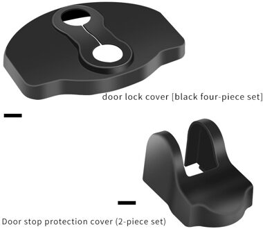 6 Stks/set Auto Deurslot Beschermhoes Voor Tesla Model 3 Deur Sticker Auto Accessoires