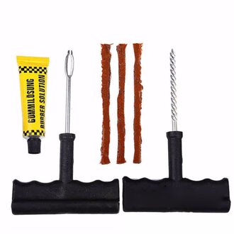 6 stks/set Auto Motorfiets Quick Band Reparatie Tools Kit Auto Moto Fiets Band Band Prik Plug Reparatie Gereedschap Accessoires Kit