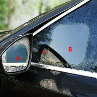 6 Stks/set Auto Side Window Beschermende Film Anti Fog Membraan Anti-Glare Waterdichte Regendicht Auto Sticker Clear Film Accessoires