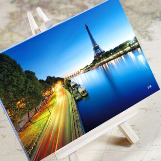 6 Stks/set "Charmant Stad Serie-Paris" Stedelijke Landschap Postkaart/Wenskaart/Verjaardag Kaart/Kerst