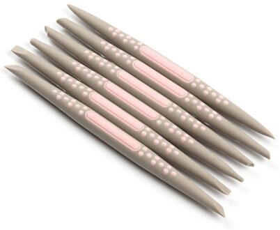 6 stks/set DIY Plastic Siliconen Bakken Taart Tools Pen Fondant Gereedschappen Voor Cake Decorating Modelling Tool Fondant Cookie Cutters