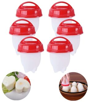 6 Stks/set Eierkoker Stropers Silicone Fancy Keuken Accessoires Cup Egglettes Creatieve Fancy Vorm Non-stick Accessoires B