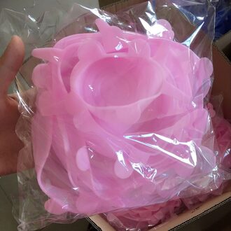 6 Stks/set Herbruikbare Silicone Voedsel Wrap Stretch Vacuüm Seal Cover Saran Wrap Keuken Organisatie Voedsel Verse Houden Verzegelde Deksels Roze