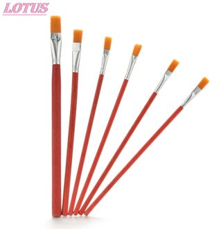6 Stks/set Kunstenaar Verf Borstel Nylon Haar Aquarel Acryl Olieverf Supplies Multifunctionele Pen
