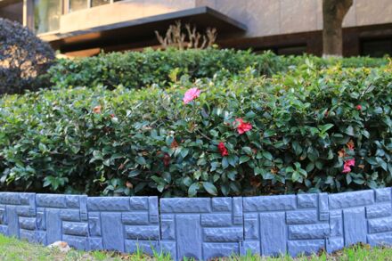 6 Stks/set Kunstmatige Plastic Hek Tuinhek Splicable Kunstmatige Steen Tuinman Hek Tuin