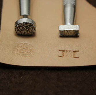 6 stks/set lederen craft werken afdrukken tool afdrukken punch lederen print punch postzegels