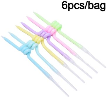 6 Stks/set Multi Kleur Cake Kaars Voor Verjaardag Cake Veilig Vlam Bruiloft Feestartikelen