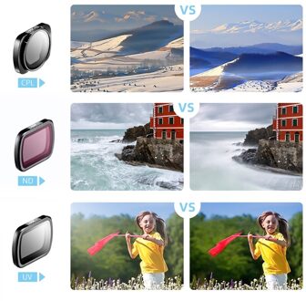 6 Stks/set Professionele Camera Lens Filter Fit Voor Dji-Osmo Pocket, Pocket 2 T84C