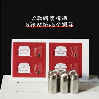 6 Stks/set Schattige Mini Pop Bier Blikjes Voor Miniatuur Poppenhuis Keuken Wijn Drinken Pretend Play Voedsel Voor Blyth Barbies pop Keuken