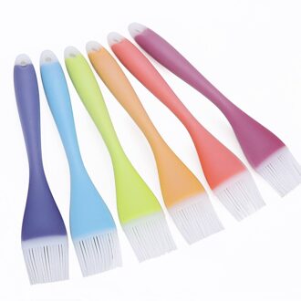 6 Stks/set Siliconen Olie Fles Bakken Borstel Vloeibare Olie Honing Borstels Barbecue Gereedschap Bbq Basting Pannenkoek Keuken Accessoires