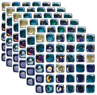 6 Stks/set Simulatie Tegel Stickers Badkamer Keuken Muur Sticker Home Decoratie Woonkamer Antislip Diy Creatieve Behang # GL5