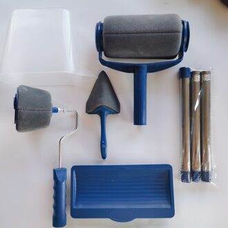 6 Stks/set Verf Roller Set Met Stokken Verf Roller Pro Transformeren In Slechts Minuten Snel Versieren Runner Tool Schilderen Borstel set Seam-6stk