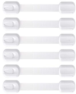 6 Stks/set Verstelbare Kinderen Veiligheid Beschermende Lock Koelkast Ladeblokkering Baby Anti-Snuifje Handen Kast Vergrendelingen