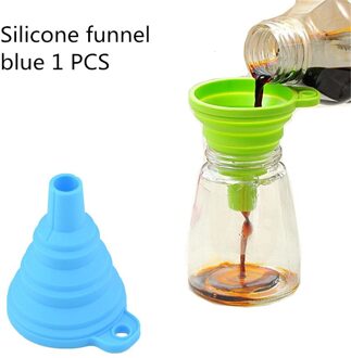 6 Stks/set Voedsel Siliconen Cover Cap Universal Siliconen Deksels Voor Kookgerei Kom Herbruikbare Stretch Deksels Keuken Accessoires blauw 1 stk