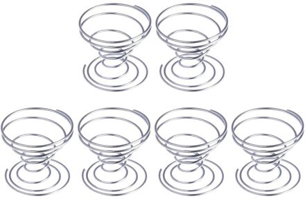 6 Stuks Air Plant Stand Airplant Container Tillandsia Houder Rvs Plant Display Rekken Air Ananas Base