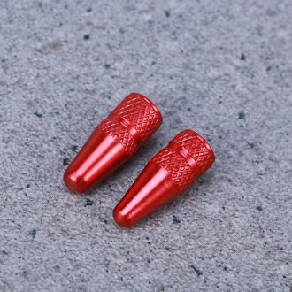 6 Stuks Aluminium Franse Caps Voor Mtb Racefiets Mountainbike Band Air Caps Dust Covers (Groen) rood