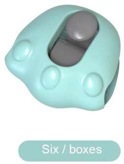 6 Stuks Cartoon Kat Klauw Non-marking Antislip Quilt Houder Gesp Type Sheet Clip Houder anti-Slip Artefact Quilt Knop blauw