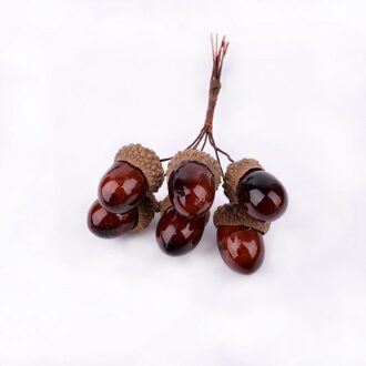 6 Stuks Foam Pine Cone Handgemaakte Kunstmatige Boeket Kerst Wedding Thuis Berry Decoratie Diy Geschenkdoos Scrapbooking Krans Bloem