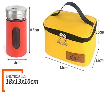 6 Stuks Kruidkruik Set Cruet Kruiderij Rvs Kruiden Doos Zout Peper Shakers Camping Outdoor Bbq Gereedschap Met Opslag tas