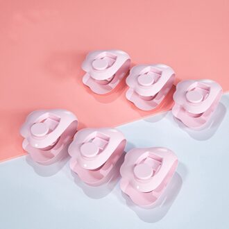 6 Stuks Laken Clip Home Living Dekens Matras Grijpers Fasteners Fixing Antislip Klem Quilt Bed Voorblad houder roze