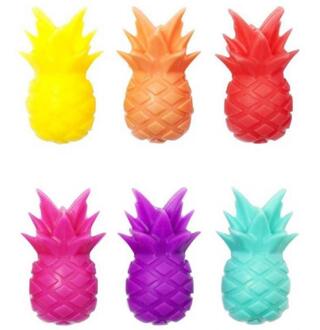 6 Stuks Leuke Siliconen Rode Wijn Cup Mark Wine Glass Charm Ananas Wijnglas Marker Drank Glas Tag Bar Keuken accessoires Bier