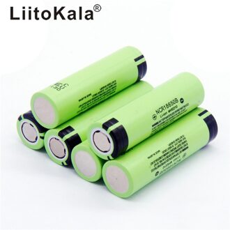 6 Stuks Liitokala Originele NCR18650B 34B 3.7V 18650 3400 Mah Oplaadbare Lithium Batterij Voor Zaklamp Bat