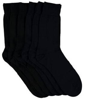 6 stuks Men Mercerized Cotton Multi Pack Socks Versch.kleure/Patroon - Maat 41/45