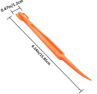 6 Stuks Oranje Dunschiller Plastic Draagbare Oranje Huid Remover Opener Slicer Home Office Keuken Tool